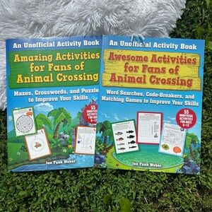 🩶5/$30 Set of 2 Animal Crossing Unofficial Activity Books by Jen Funk Weber